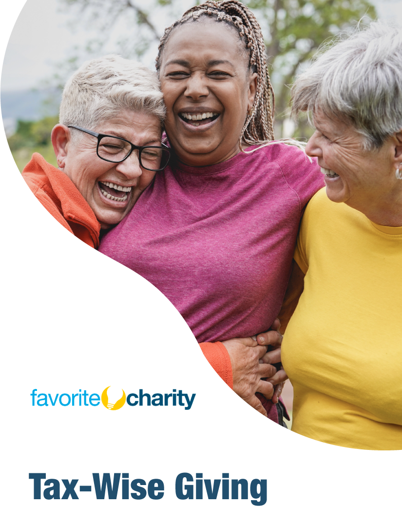 Support The Future of My Favorite Charity brochure cover